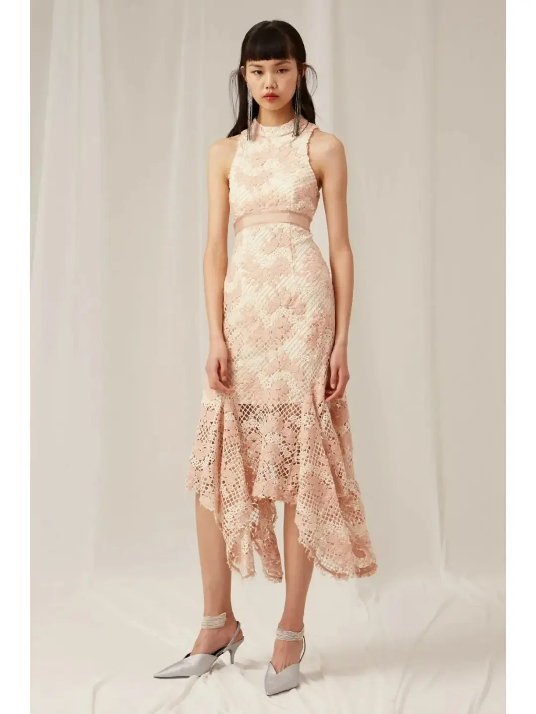 Keepsake No Air Lace Dress Pink Size AU 6 for rent on The Volte - main image