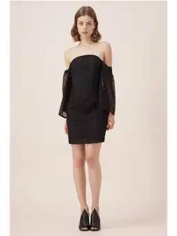 Keepsake Last Dance Mini Dress Black Size XS / AU 6 for rent on The Volte - image 1