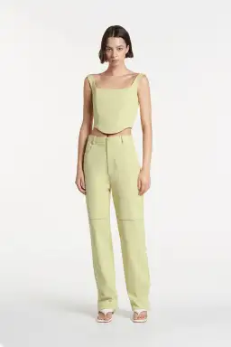 Sir the Label Esther Structured Bodice & Pants Set in Pistachio Size 1 / AU 8