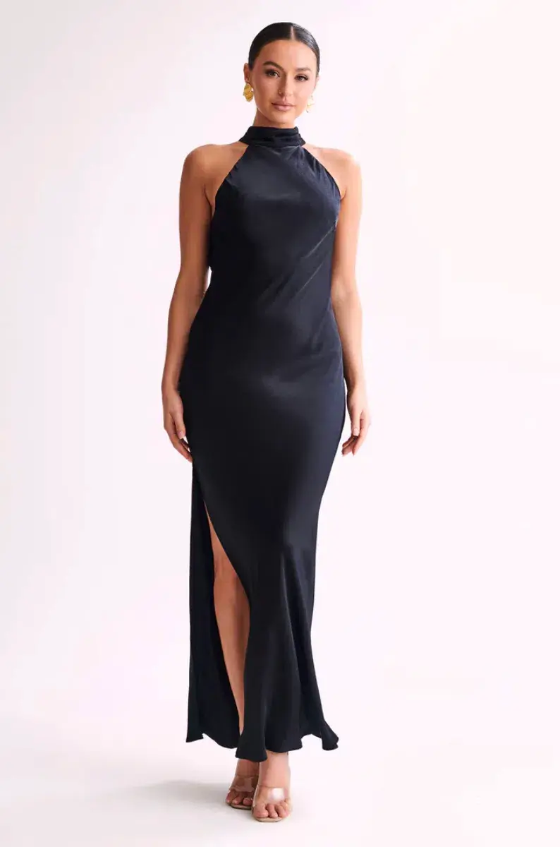 Meshki Claire Maxi Dress Black Size M / AU 10 for rent on The Volte - main image