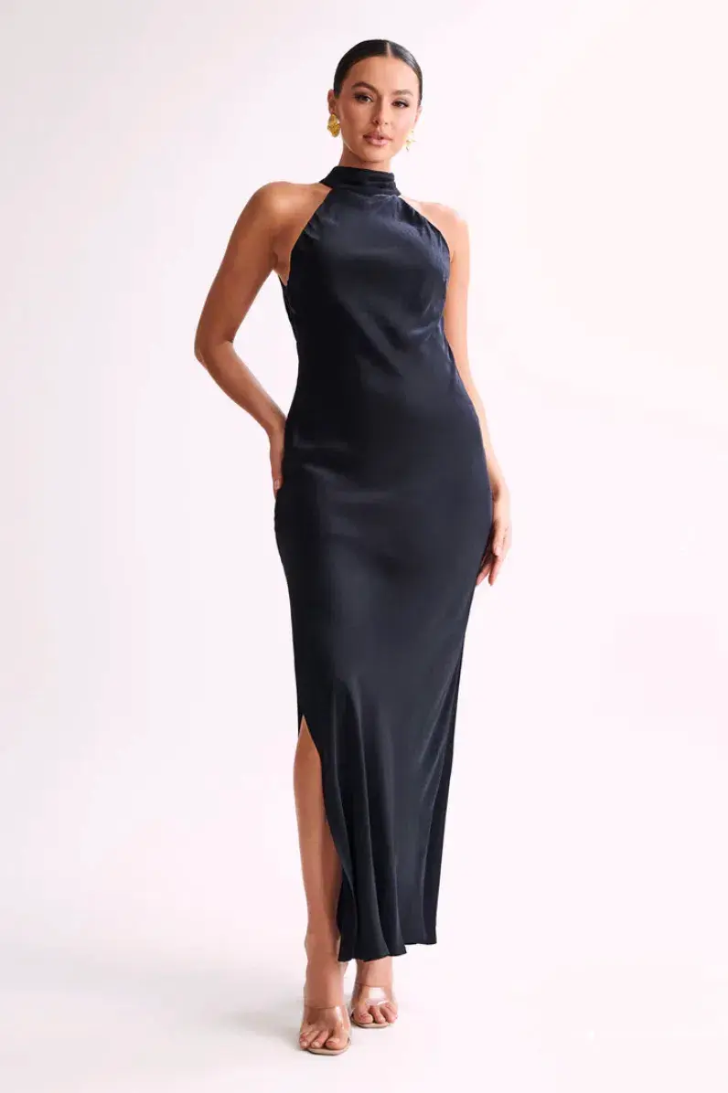 Meshki Claire Maxi Dress Black Size M / AU 10 for rent on The Volte - main image