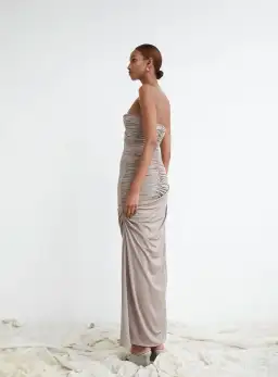 Paris Georgia Val Dress Concrete Size 6 for rent on The Volte - image 2