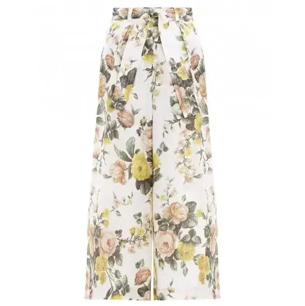 Zimmermann Zippy Wrap Bodice & Crop Flare Set Floral Size 1 / AU 10 for rent on The Volte - main image