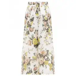 Zimmermann Zippy Wrap Bodice & Crop Flare Set Floral Size 1 / AU 10 for rent on The Volte - image 5