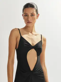 One Mile the Label Sammy Maxi Dress in Black Size AU 8 for rent on The Volte - image 2