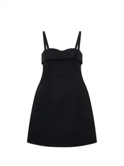 Oroton Bodice Detail Mini Dress Black Size AU 8 for rent on The Volte - image 4