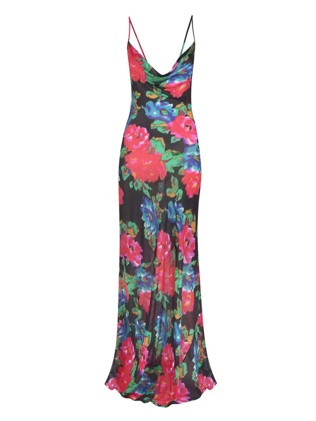Rat & Boa Casablanca Dress Black Floral Size AU 4 for rent on The Volte - main image