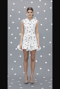 By Johnny Confetti Gathered Mini Dress