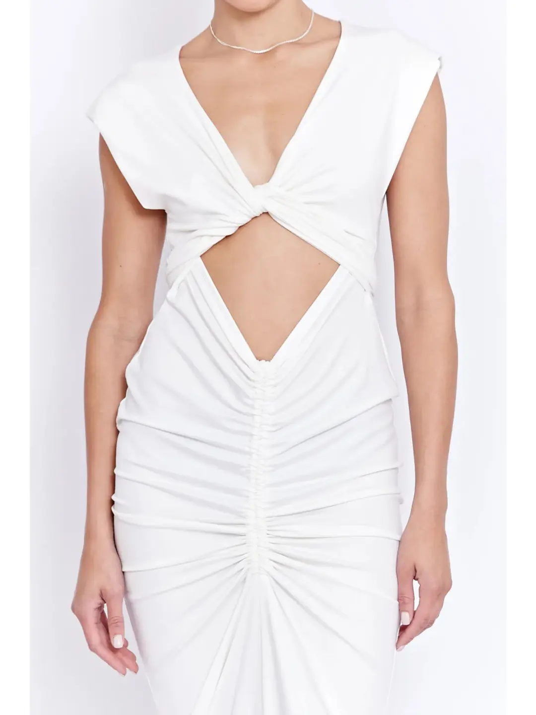 Pfeiffer Ramos Dress In Off White Size XS / AU 6 for rent on The Volte - main image
