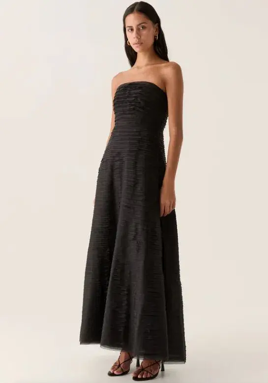 Aje Soundscape Maxi Dress in Black Size 8 for rent on The Volte - main image