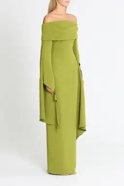 Solace London Arden Maxi Dress Green Size 6 for rent on The Volte - image 2