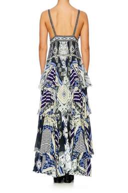 Camilla Tie The Knot Gathered Tiered Dress