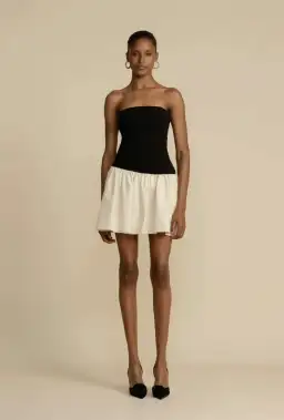 Arcina Ori Celine Dress Black Cream Size S / AU 8 for rent on The Volte - image 1