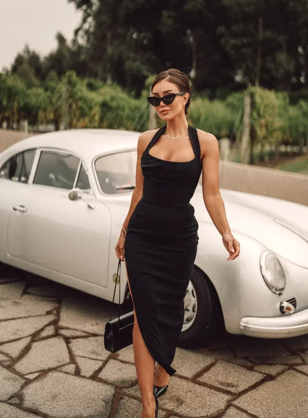 Rachel Gilbert Blaise Gown Black Size 3 / AU 12 for rent on The Volte - main image