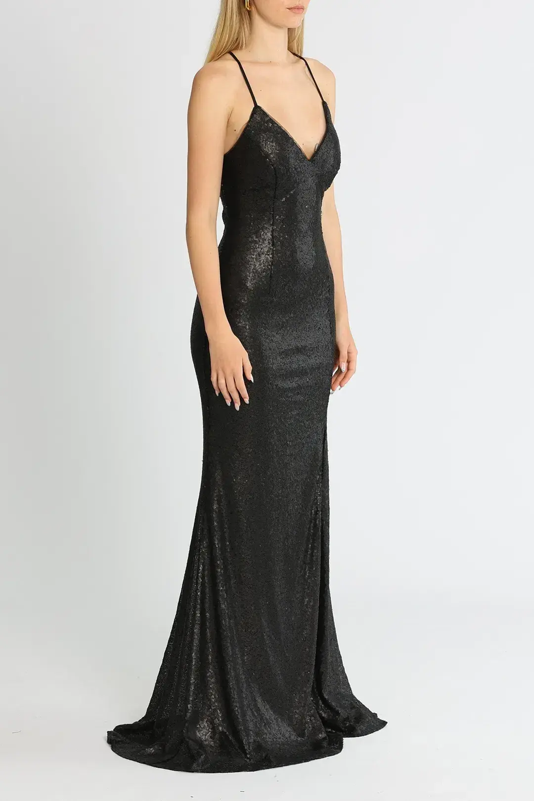 Tania Olsen India Gown in Black Size 12 for rent on The Volte - main image