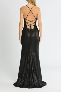 Tania Olsen India Gown in Black Size 12 for rent on The Volte - image 3