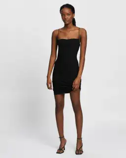 Bec & Bridge Minx Mini Dress Black Size AU 8 for rent on The Volte - image 1