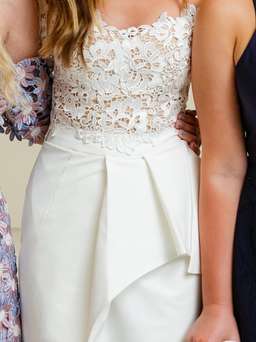 Elle Zeitoune Tango Dress White Size 6 for rent on The Volte - image 2