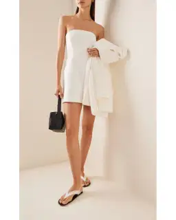 Sir the Label Esther Strapless Mini Dress Ivory Size 0/AU 6 for rent on The Volte - image 4