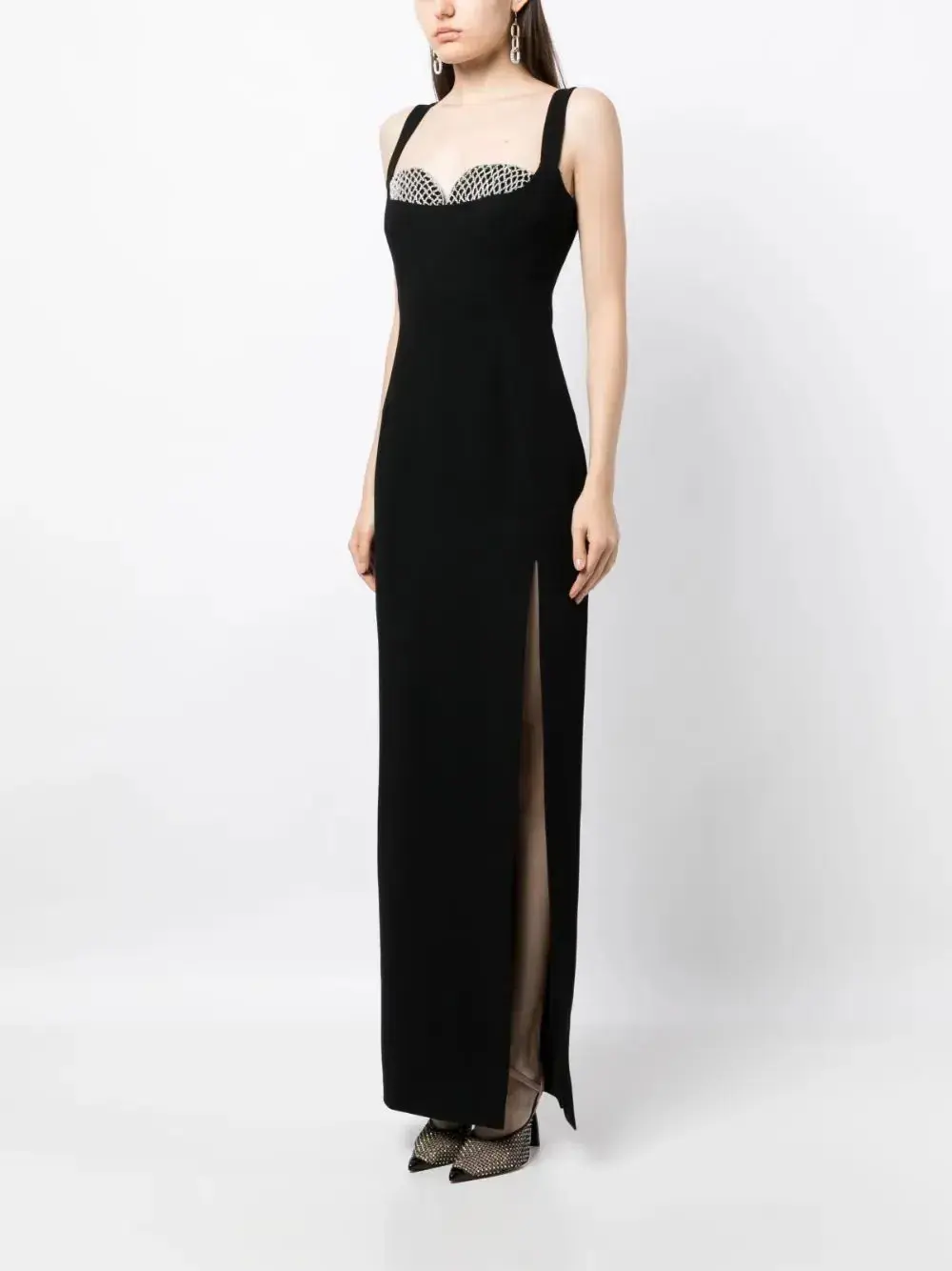 Rachel Gilbert Eli Gown Black Size 10 for rent on The Volte - main image