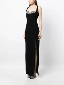 Rachel Gilbert Eli Gown Black Size 10 for rent on The Volte - image 1