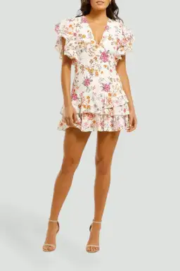 Talulah Jasmine Vines Mini Dress in Print Size 6 for rent on The Volte - image 1