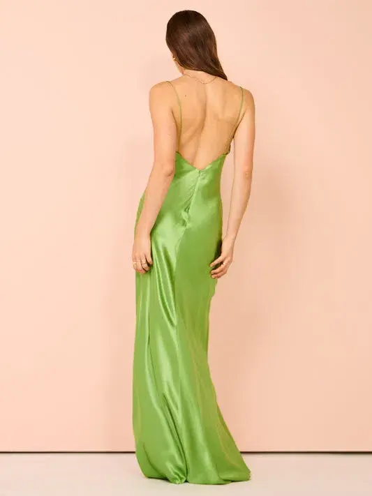 Rachel Gilbert Skye Gown Green Size 0/ AU 6 for rent on The Volte - main image