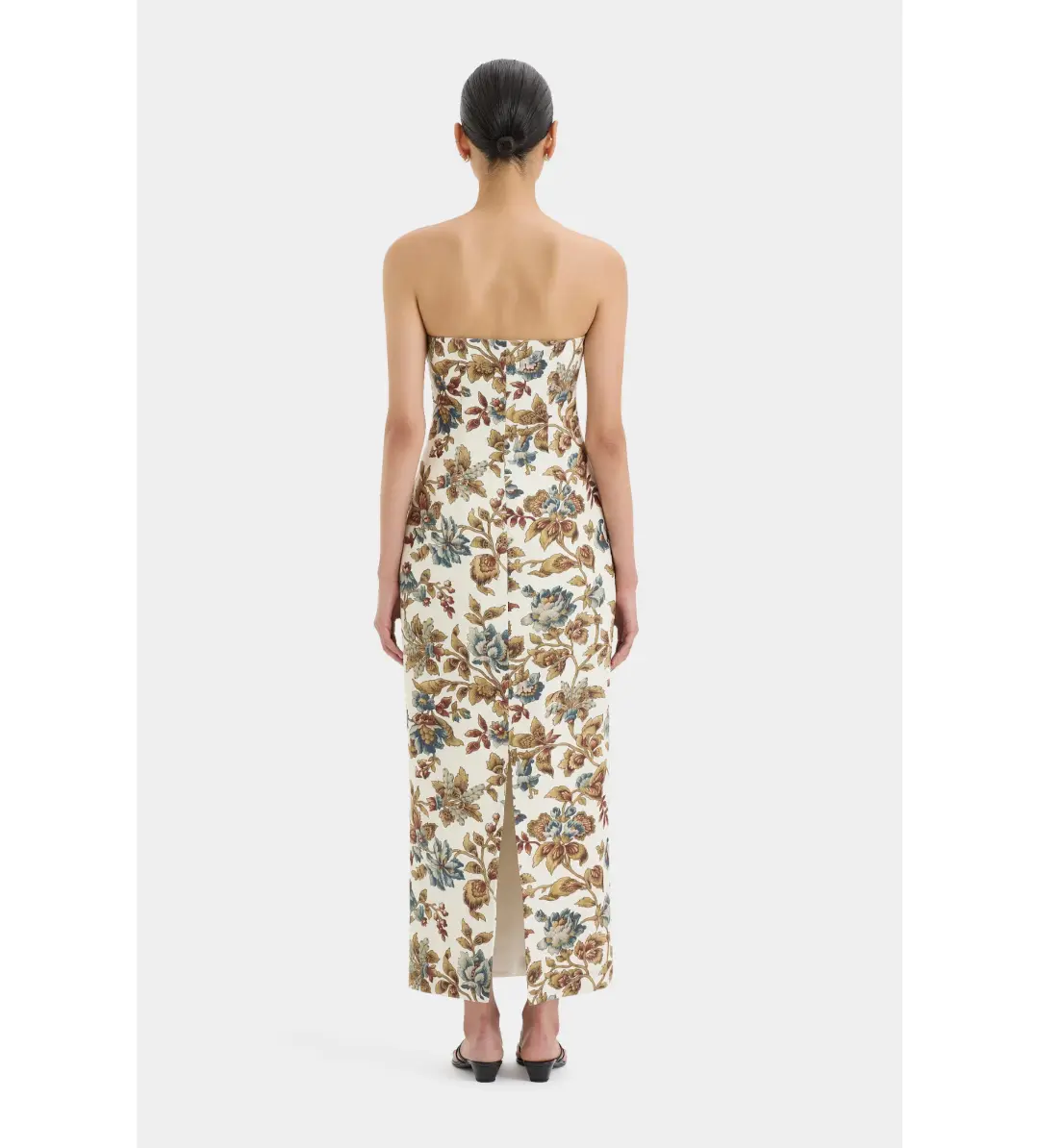 Sir the Label The Eleanora Column Midi Dress Viola Floral Print Size 2 / AU 10 for rent on The Volte - main image
