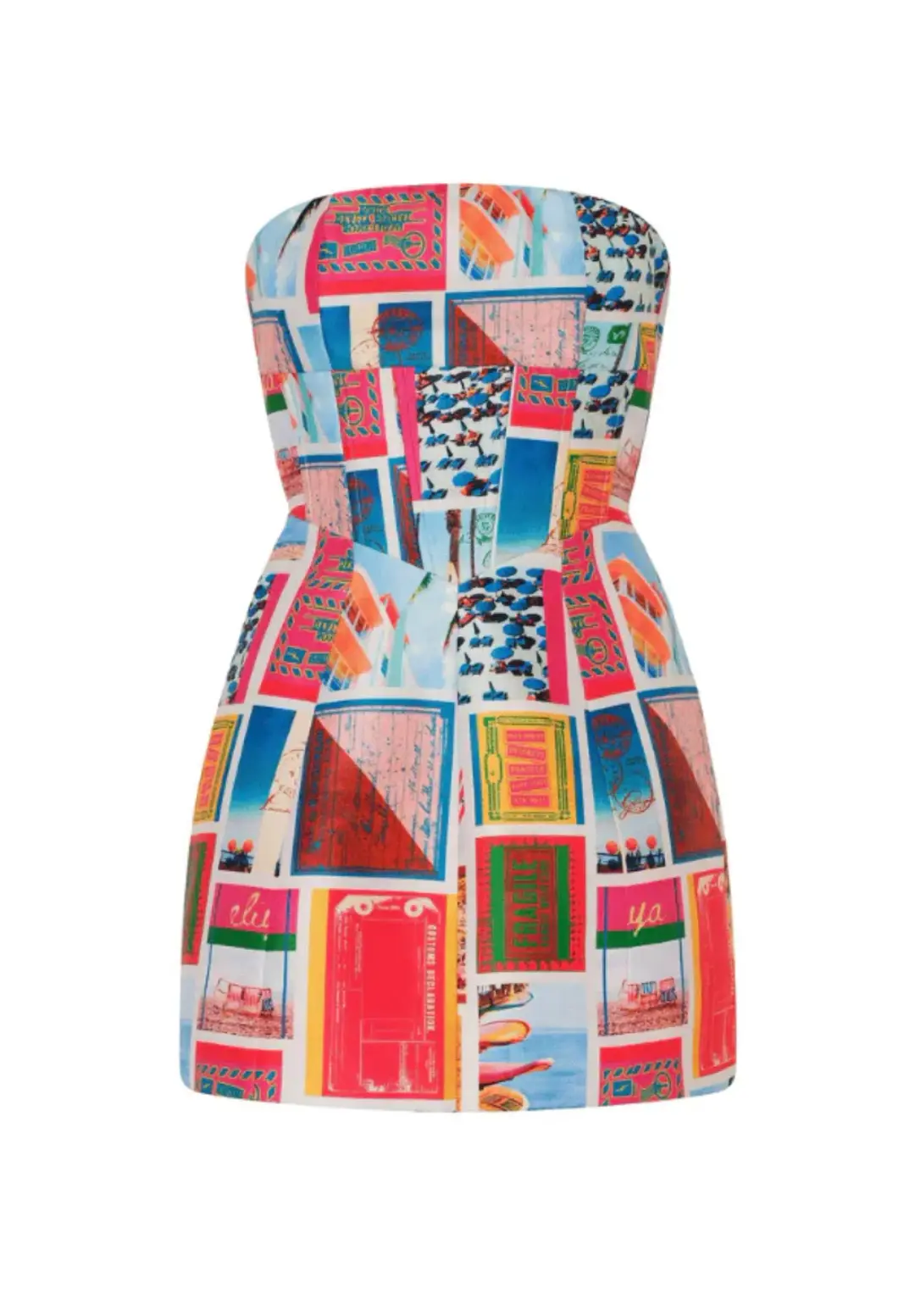 Eliya the Label Messina Mini Dress Vacanza Print Size XS / AU 6 for rent on The Volte - main image