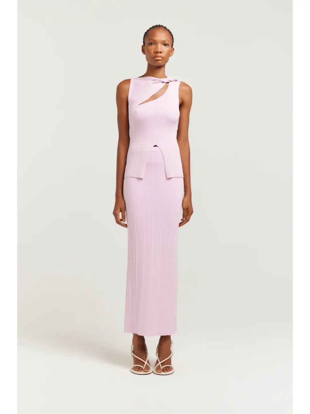 Henne Romme Knit Set In Musk Size AU 8 for rent on The Volte - main image