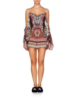 Camilla Franks Drop Shoulder Playsuit Tiny Dancer Size L / AU 14