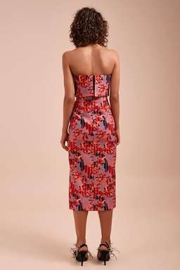 C/MEO Collective Entice Midi Dress Floral Size 6 for rent on The Volte - image 4