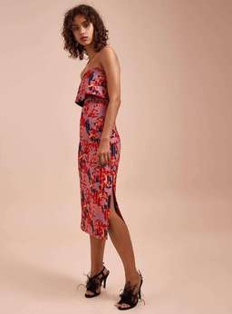 C/MEO Collective Entice Midi Dress Floral Size 6 for rent on The Volte - image 3