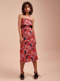 C/MEO Collective Entice Midi Dress Floral Size 6 for rent on The Volte - image 1