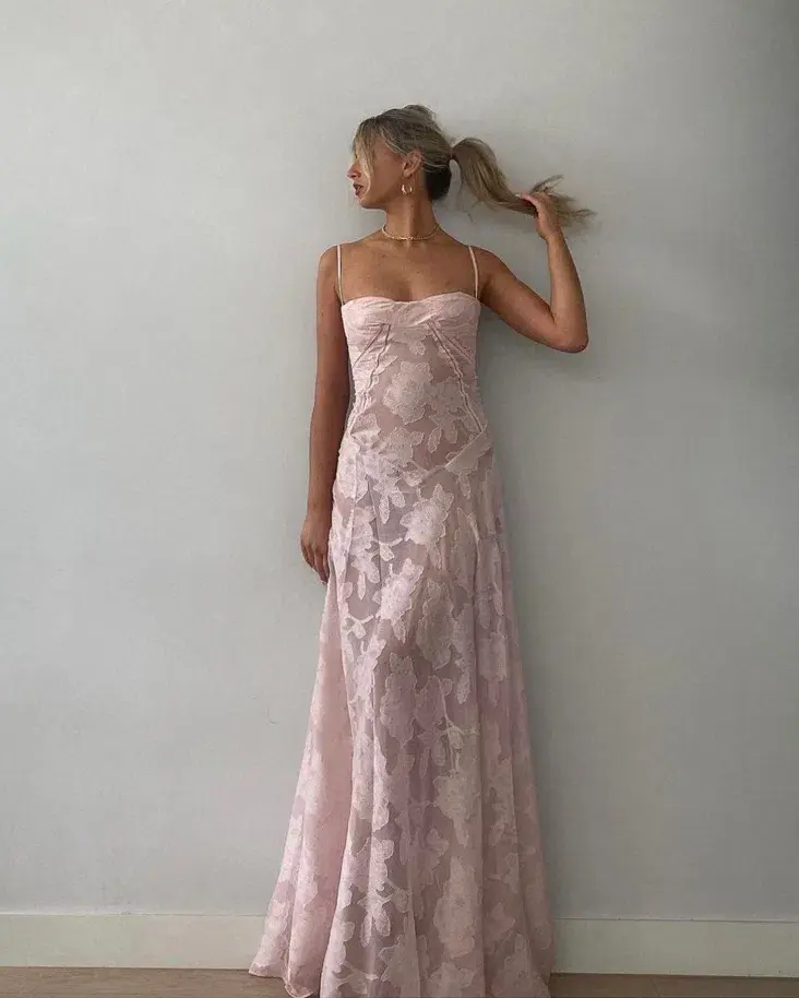 House of CB Seren Gown in Pink XS / AU 6 for rent on The Volte - main image