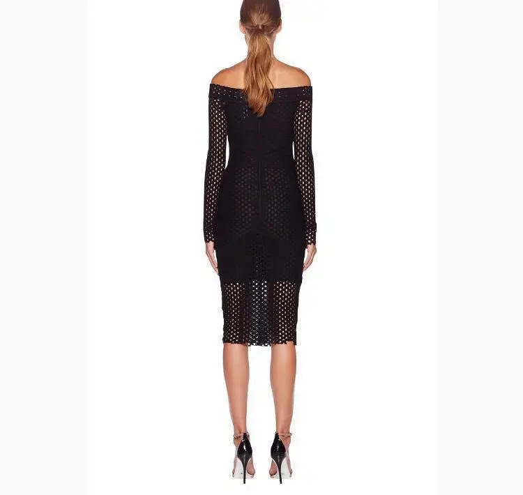 Bec & Bridge Coco off the Shoulder Dress Coco Size 6 - Image 3