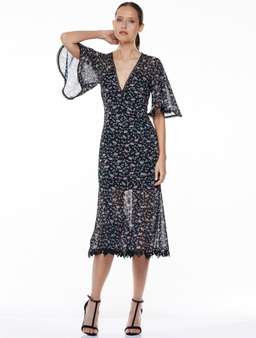 Talulah Unwavering Glamour Midi Dress for rent on The Volte - image 1