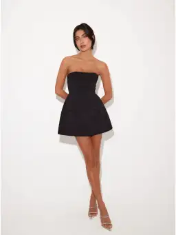 Odd Muse The Ultimate Muse Strapless Dress in Black Size AU 14 for rent on The Volte - image 1