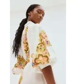 Alemais Starscape Shirtdress Print Size 14 for rent on The Volte - image 2