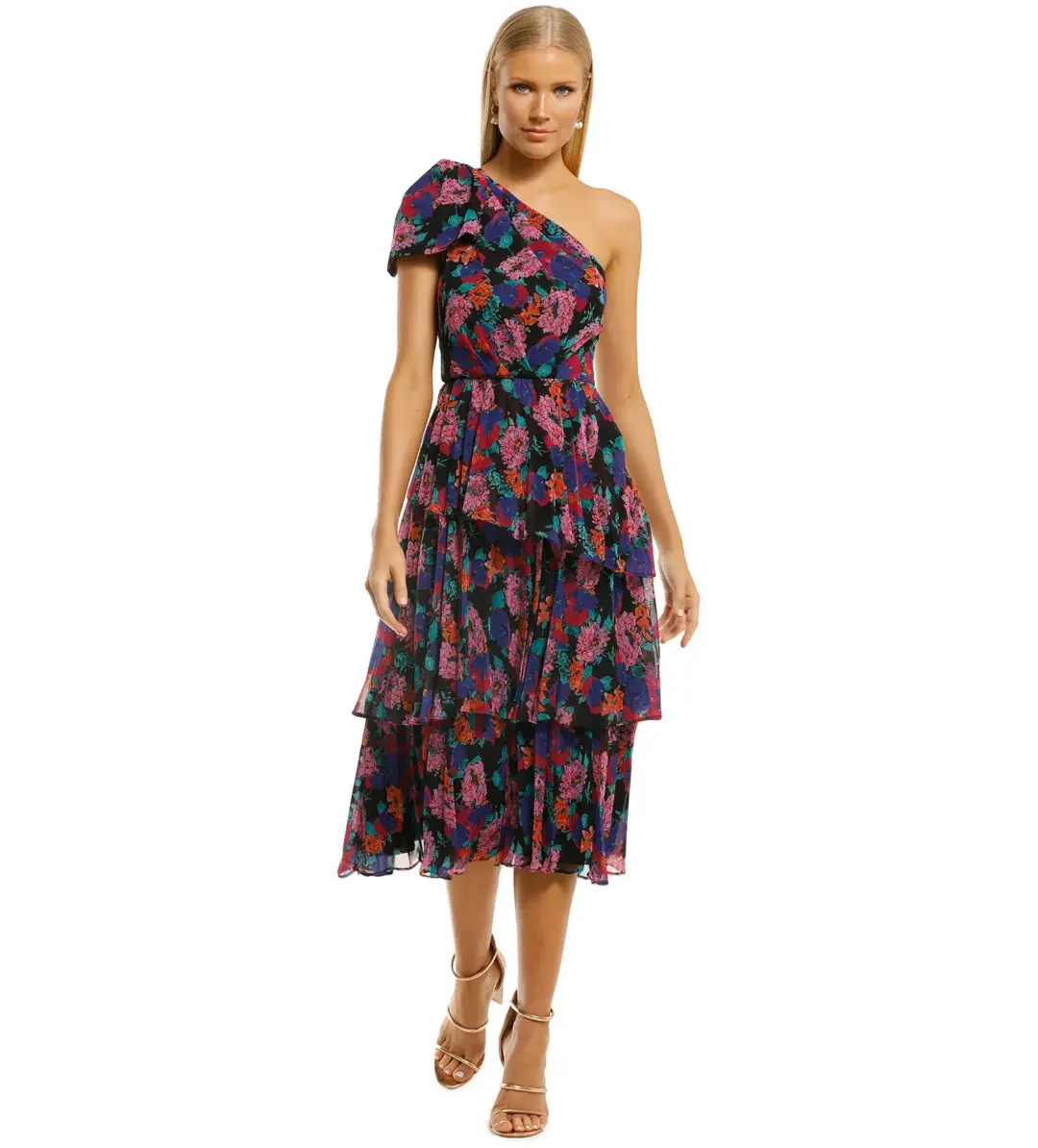 Talulah Sweet Talk Midi Dress in Evening Fantasia Size 8 for rent on The Volte - main image