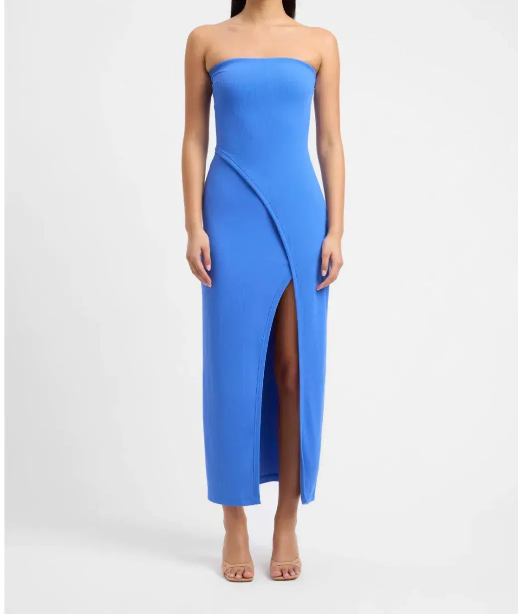 Kookai Aria Maxi Dress Blue Size 8 for rent on The Volte - main image