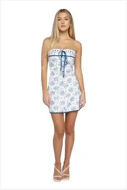 With Jean Sabrin Dress Toile Papillon Size XS/Au 6 for rent on The Volte - image 3