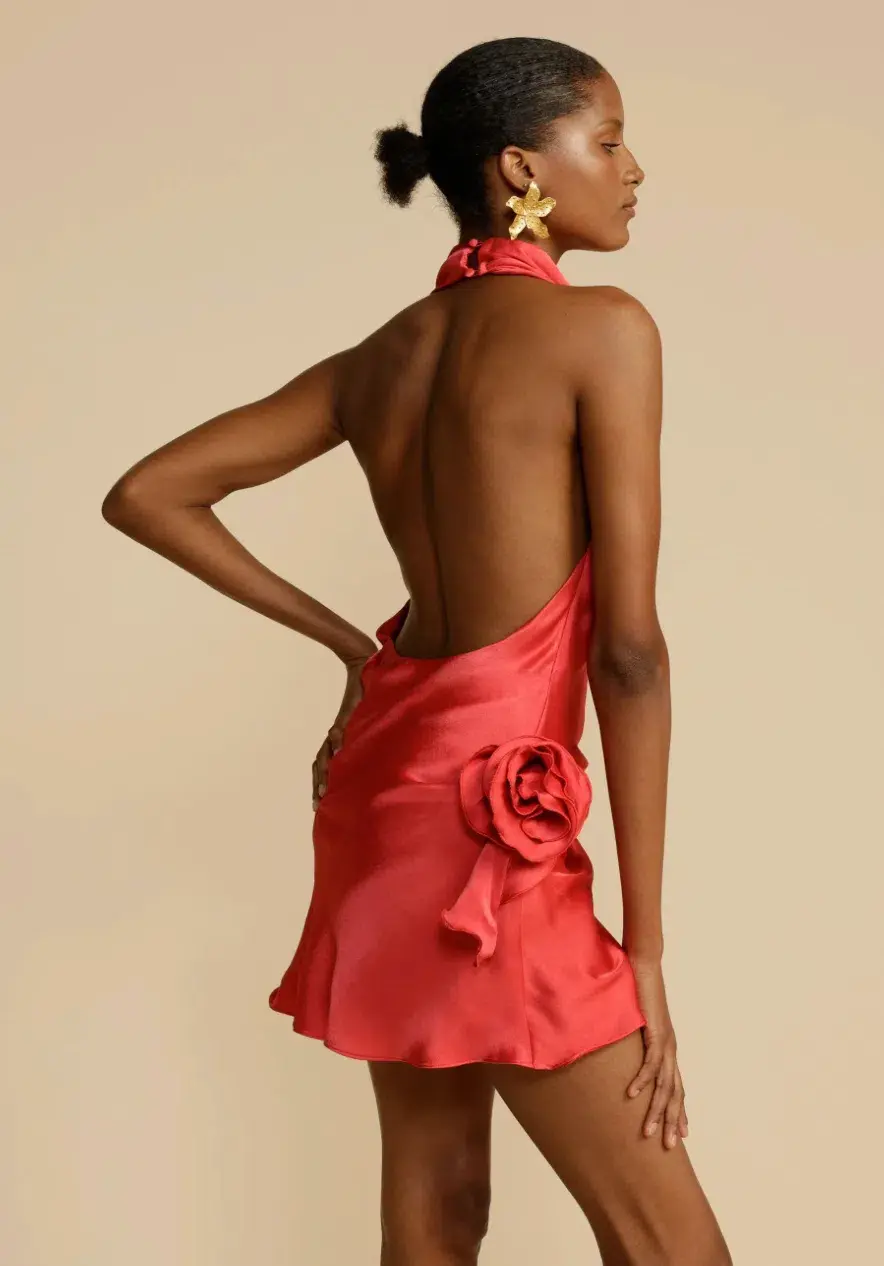 Arcina Ori Rosa Dress Punch Red Size Small/Au 8 for rent on The Volte - main image