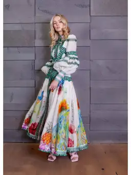 Mackenzie Mode Arabian Nights Maxi Dress in Print Size AU 6 for rent on The Volte - image 3