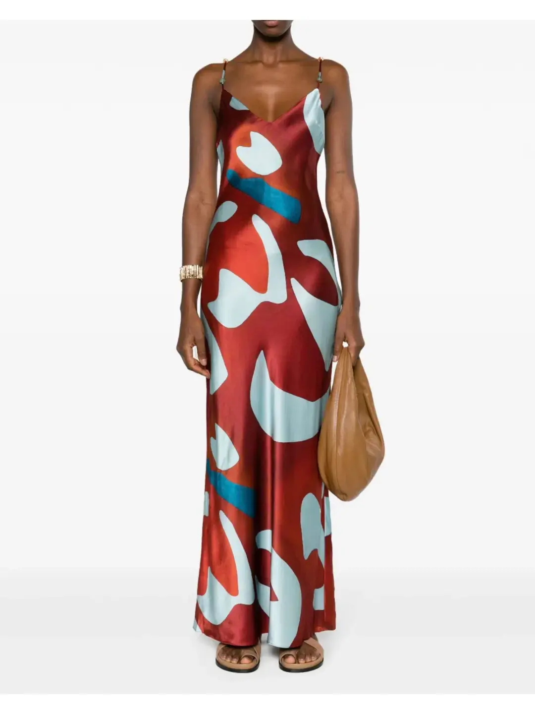 Sir The Label Frankie Slip Dress in Multi Size 0 / AU 6 for rent on The Volte - main image