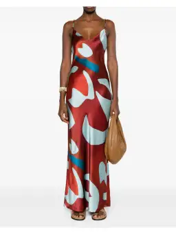 Sir The Label Frankie Slip Dress in Multi Size 0 / AU 6 for rent on The Volte - image 1