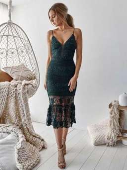 Two Sisters the Label Estelle Dress Emerald Green size 8