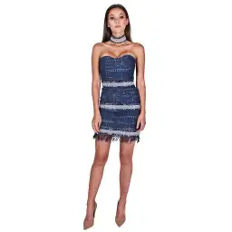 Eliya the Label Marina Dress Blue Size Size 6 for rent on The Volte - image 1