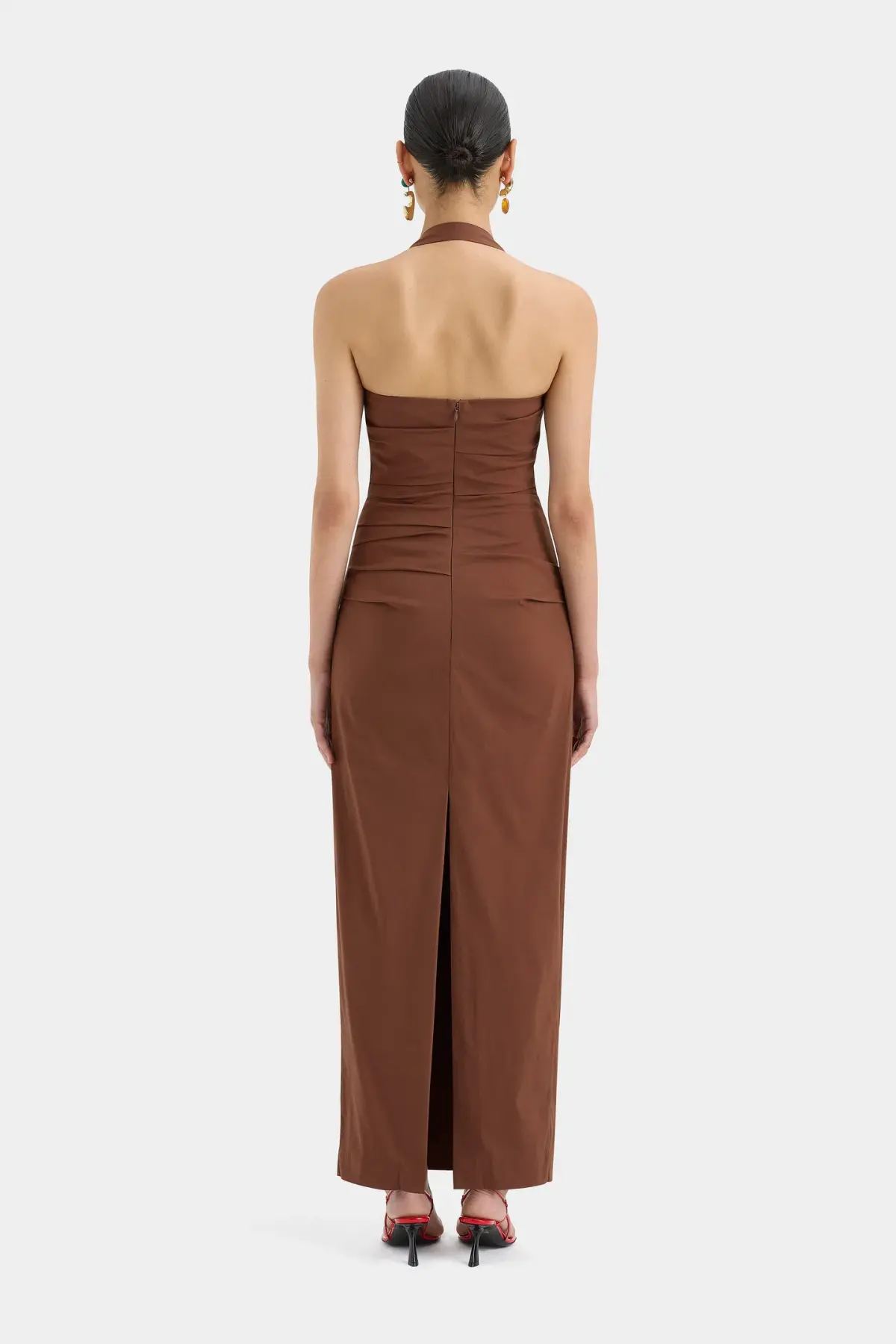 Sir the Label Nikki Gown Brown Size 8 - Image 2