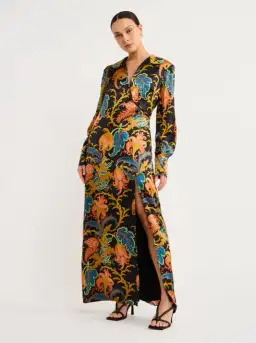 Sir the Label Artiste Buttoned Shirt Dress Deschamps Print Size 12 for rent on The Volte - image 2